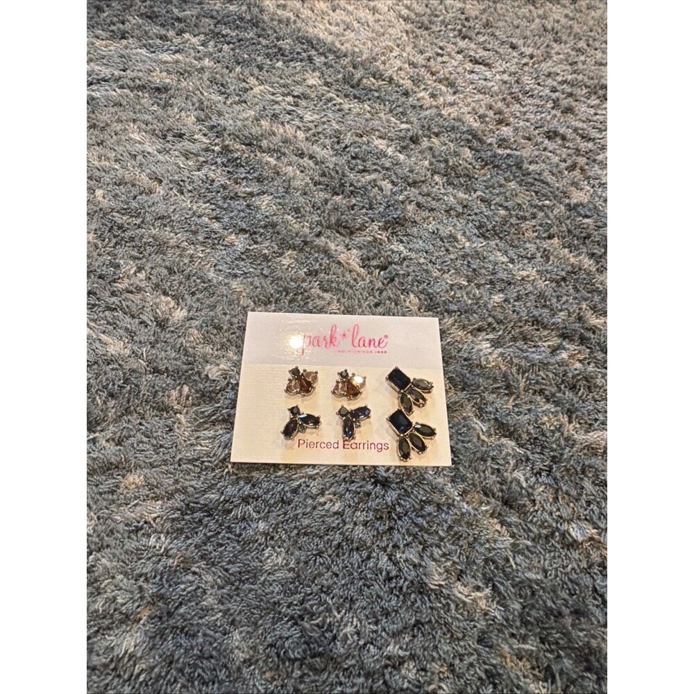 Park Lane BUMBLE BEES Pierced Earring Trio Crystals pierced earring set of 3